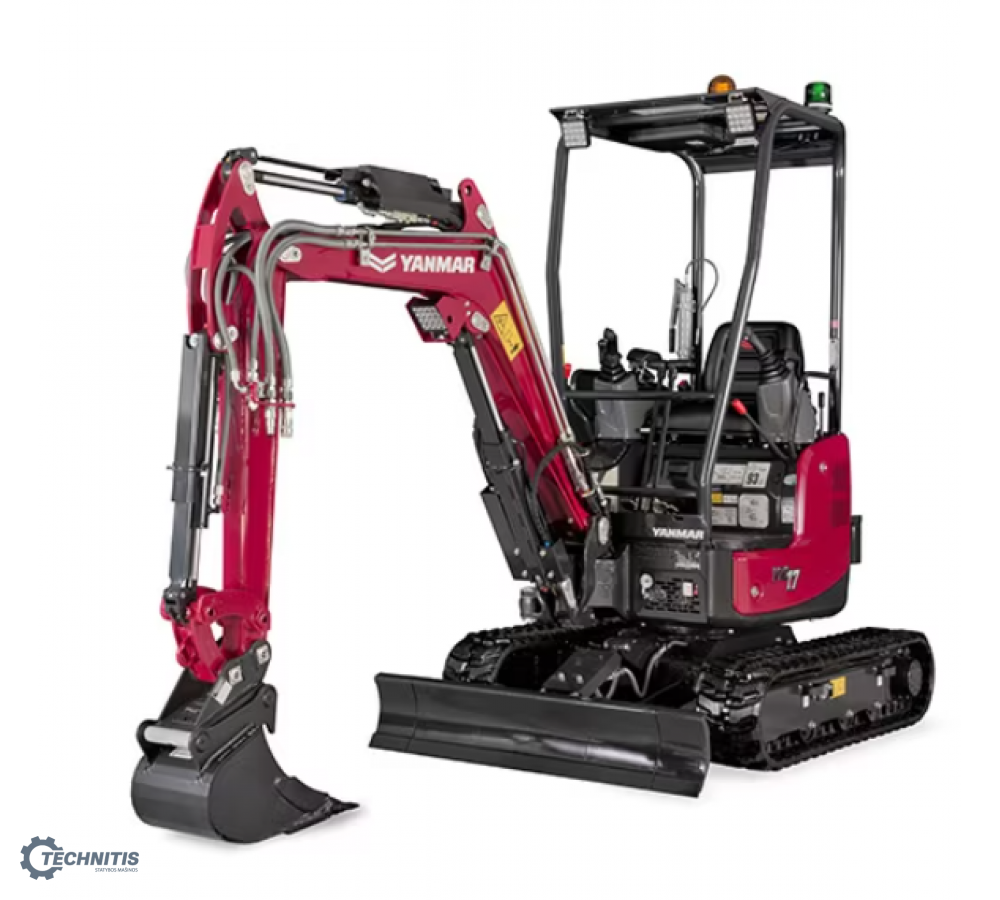 1,7 t Yanmar ViO17 mini ekskavatorius
